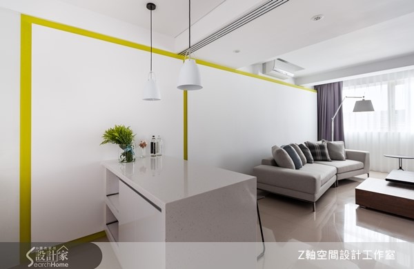 喜愛簡單大方設計的新婚夫妻，對於駐台美軍洋房社區內